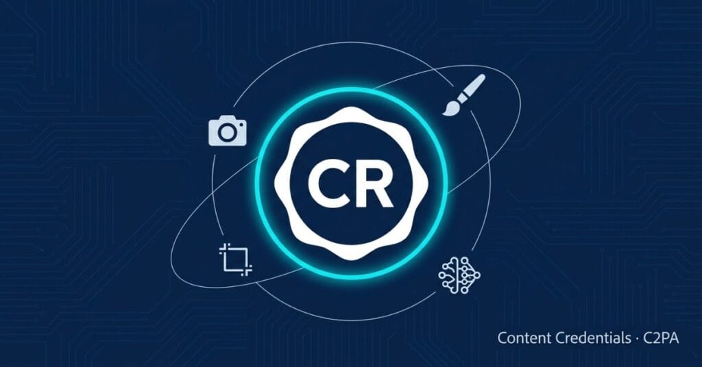 Ícono Content Credentials C2PA como nuevo control de seguridad de la procedencia de contenido digital